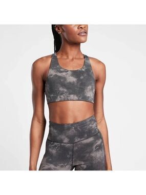 Athleta Camo Advance Printed Sports Workout Gym Bra 38DD